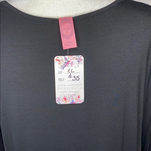 Black Ruffle Tunic - Picture 8 of 8